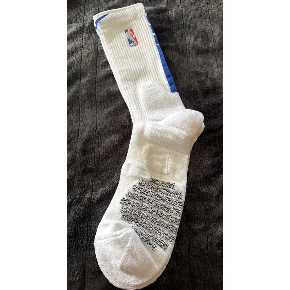 2XL (15-18) Nike NBA Authentic Socks White/Blue PSK647-103